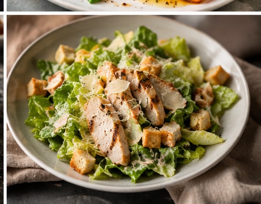 Chicken Caesar salad